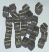 25 9mm Flat Square Two Tone Olive and Montana Sugar Coat